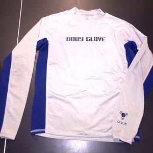 Body Glove rashguard  Navy Blue & Grey sz Large